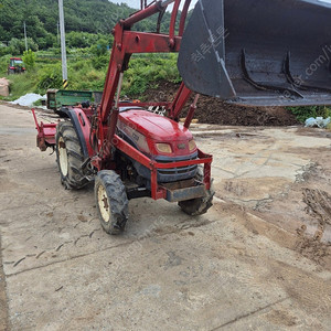 동양 T350 트랙터 로더 로타리 써레