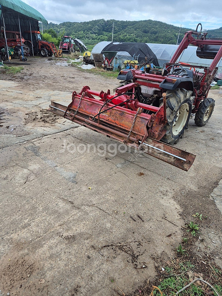 동양 T350 트랙터 로더 로타리 써레--2