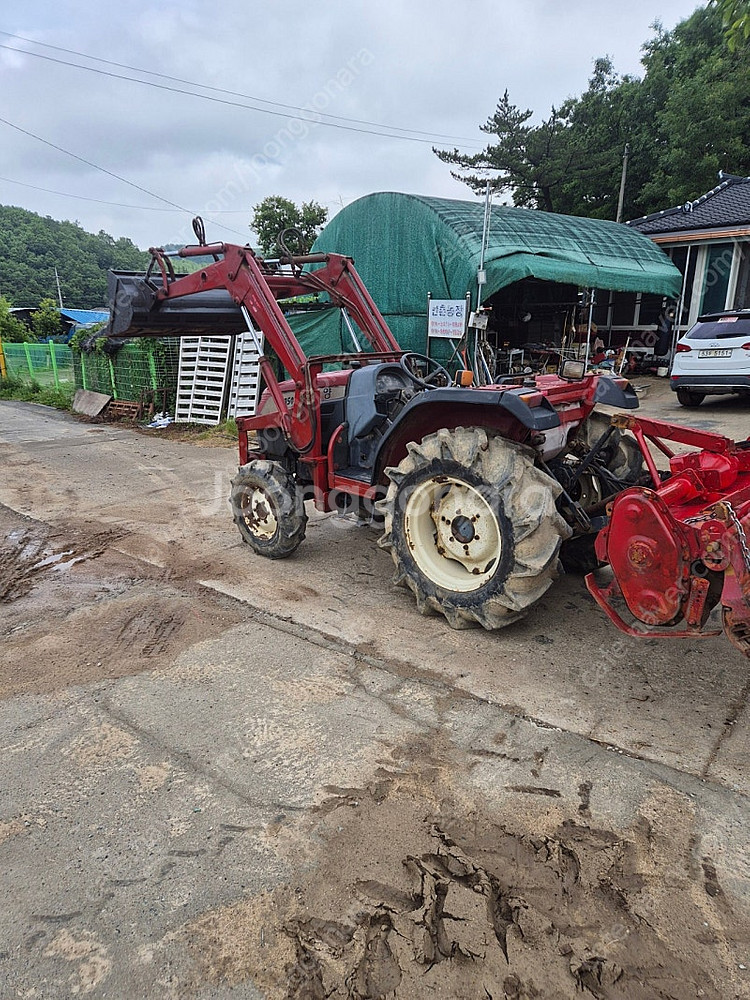 동양 T350 트랙터 로더 로타리 써레--3