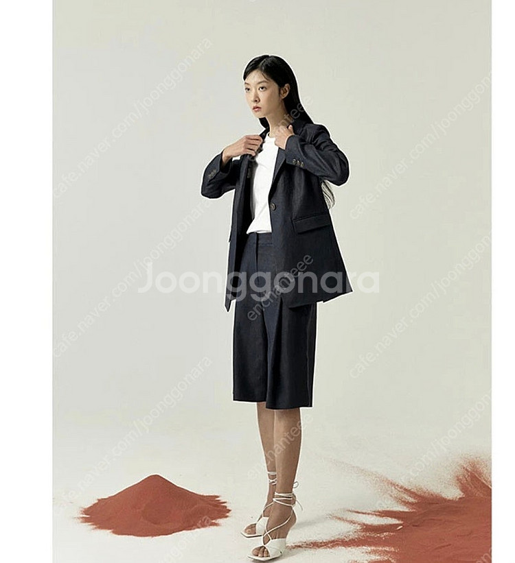 김서룡 린넨100% 버뮤다팬츠 44사이즈 새제품--3