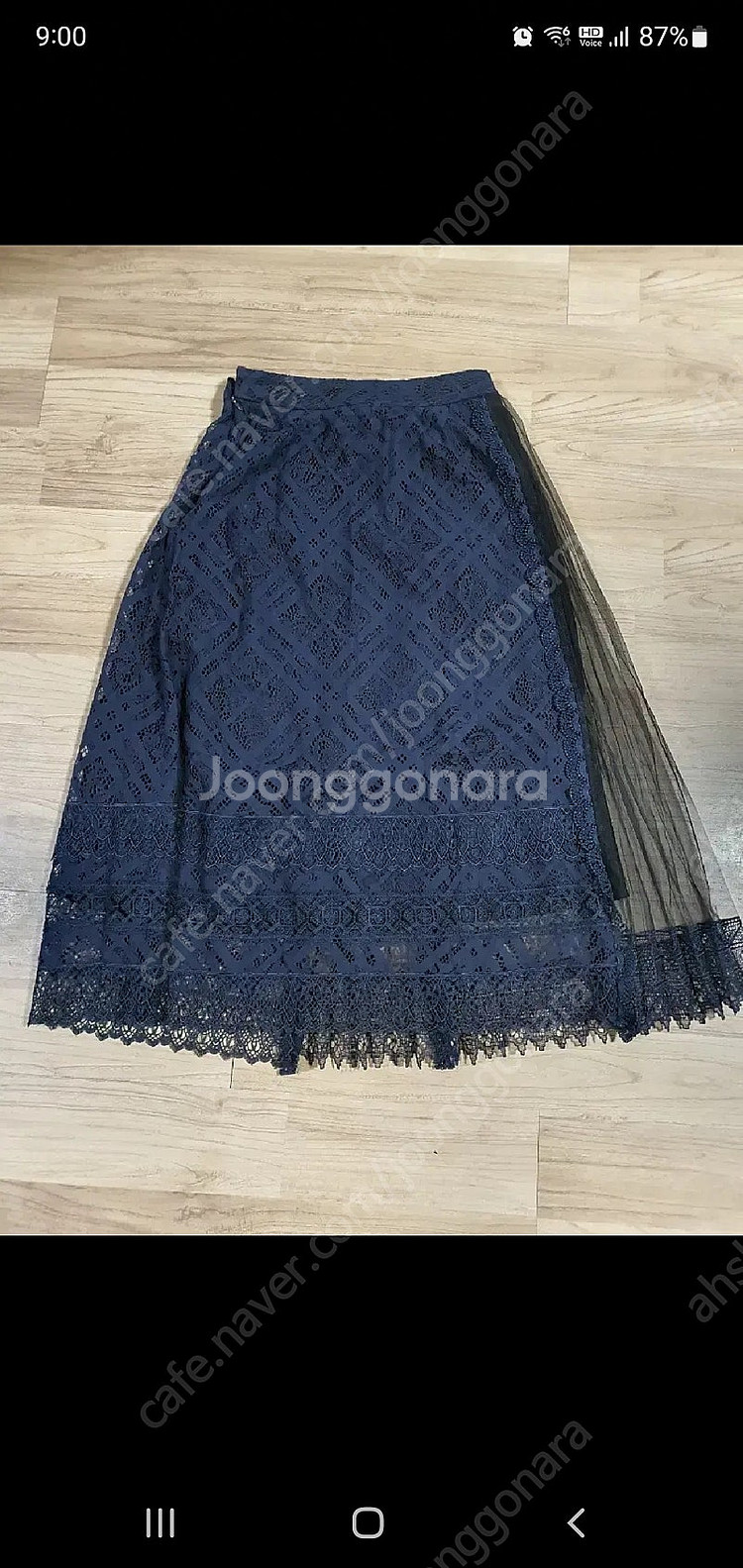 오즈세컨 레이스스커트 가격내림--1