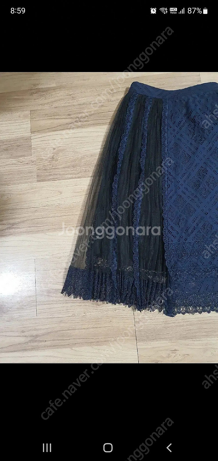 오즈세컨 레이스스커트 가격내림--2
