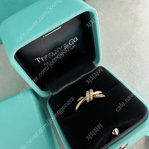 정가393만)티파니 노트 다이아 옐골 링 반지