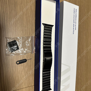 (금액수정)얼루어웨이브 애플워치 호환 링크브레이슬릿 블랙(38/40/41/42)