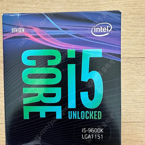 i5-9600K cpu 풀박팝니다.(수원)