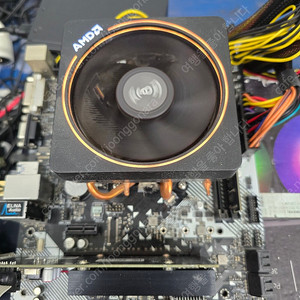 라이젠 2600 + A320 메인보드 + DDR4 램 8기가 판매합니다!