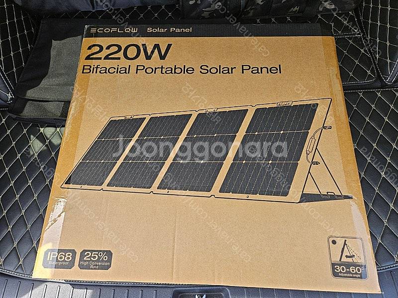 [미사용]에코플로우 양면 태양광패널220W--0