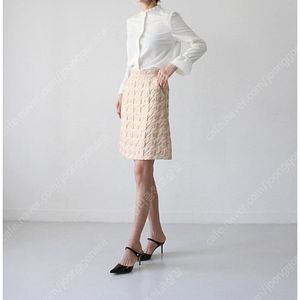 블랑쇼 프리미엄 자카드 스커트 s