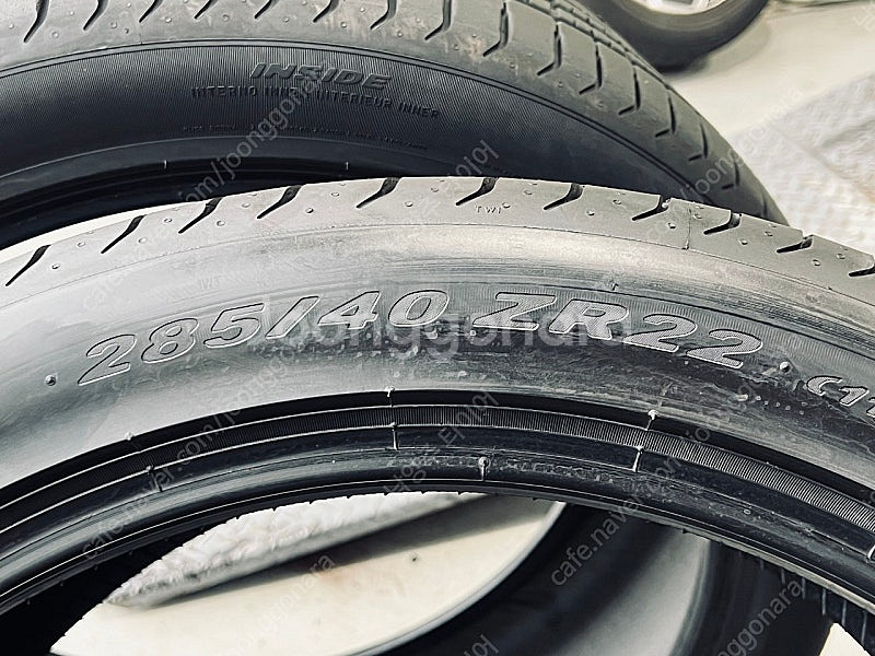 A급] 285 40 22 피렐리타이어 피제로 중고타이어...--7