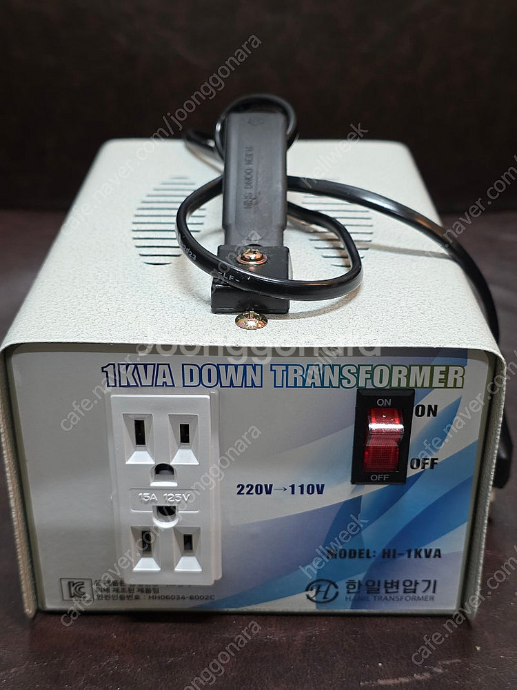 한일 다운 트랜스 가정용 1KVA--3