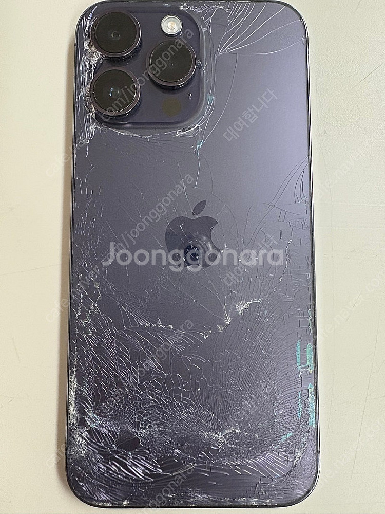 (후면파손) 아이폰 14 프로맥스 128gb--0