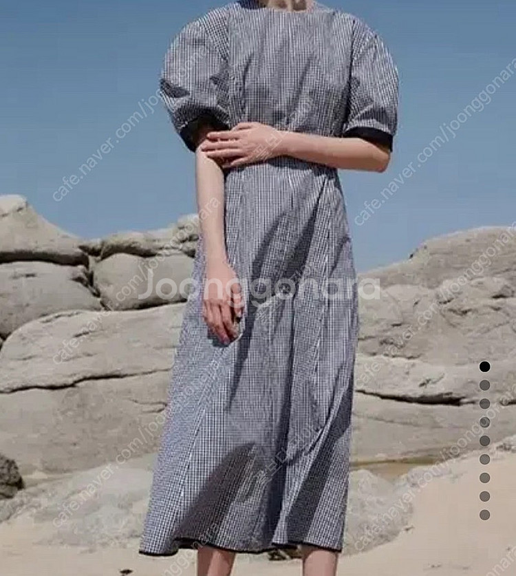 앤유 포지타노 체크원피스--1