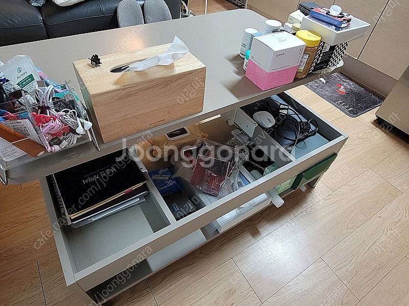 리바트 모레이 리프트업 테이블 + 리바트 모레이 중앙장...--3