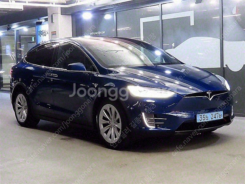 테슬라 중고차 모델X 2020년식 롱 레인지 중고자동차--0