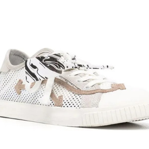 오프화이트 메쉬 스니커즈 Off-white NEW LOW VULCANIZED MESHNET WHITE