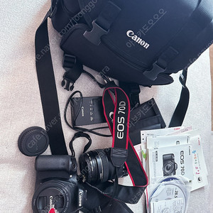 캐논 dslr 70d & 렌즈세트 팔아요
