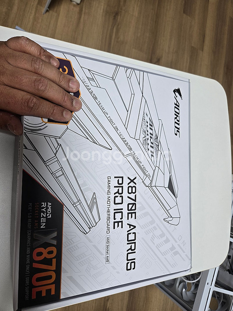 AORUS X870E PRO ICE 메인보드 구입후 일...--2