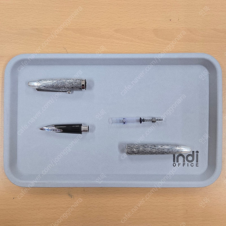 파이롯트 시루반 실번 츠무기 스털링실버 m닙 만년필--0