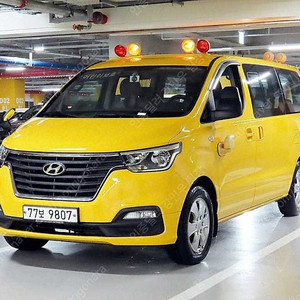 어린이보호차량 더 뉴 그랜드 스타렉스 중고차 노란색 2019년식 46,995km 어린이보호차 LPi 12인승 중고자동차매매