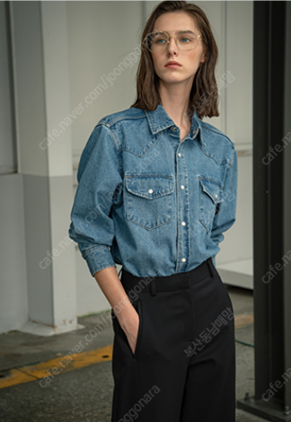 더블유컨셉 시야쥬 블랙팬츠--4