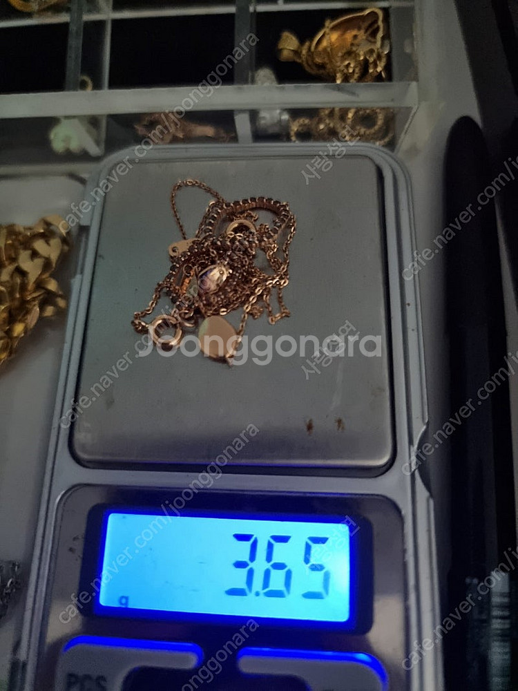 스톤헨지 14k 팔찌 목걸이 세트--5