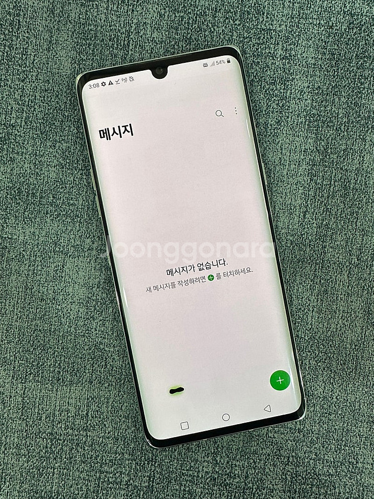 LG 벨벳 128G 화이트 21년 1월개통 무잔상 작은...--3