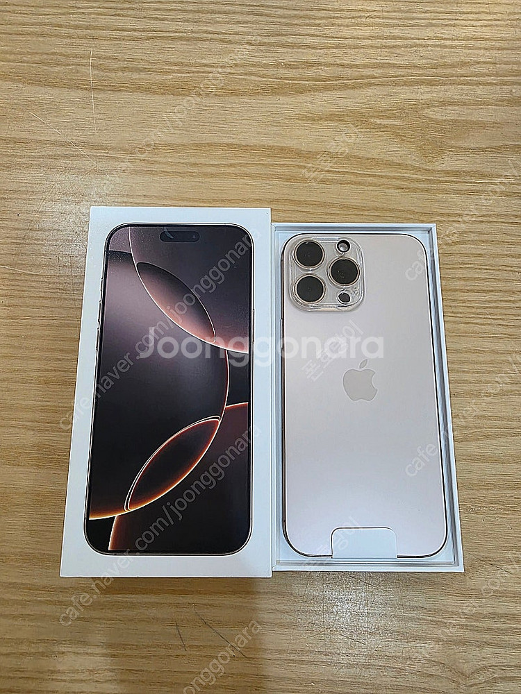 아이폰16프로맥스데저트티타늄256gb 깨끗한중고폰판매합...--0