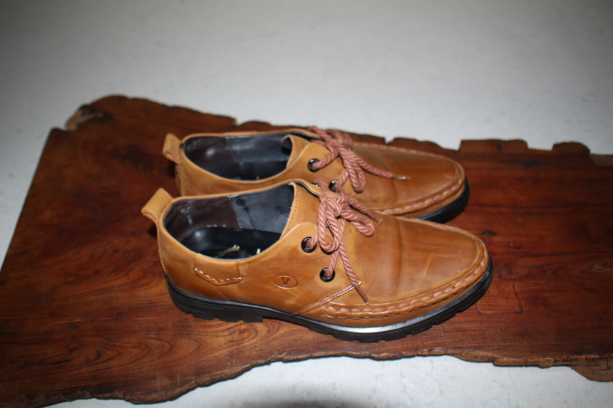 (A급) 제일 수제화 handmade 남성화 통가죽 구두 브라운 265밀리 270밀리 신사화 직장 캐주얼 정장 이미지