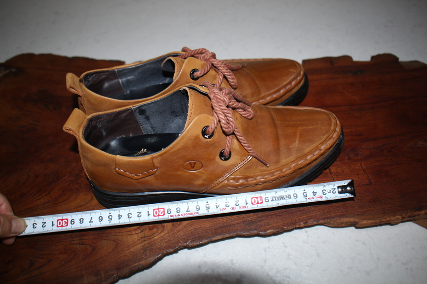 (A급) 제일 수제화 handmade 남성화 통가죽 구두 브라운 265밀리 270밀리 신사화 직장 캐주얼 정장 이미지