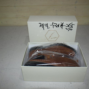 (A급) 제일 수제화 handmade 남성화 통가죽 구두 브라운 265밀리 270밀리 신사화 직장 캐주얼 정장