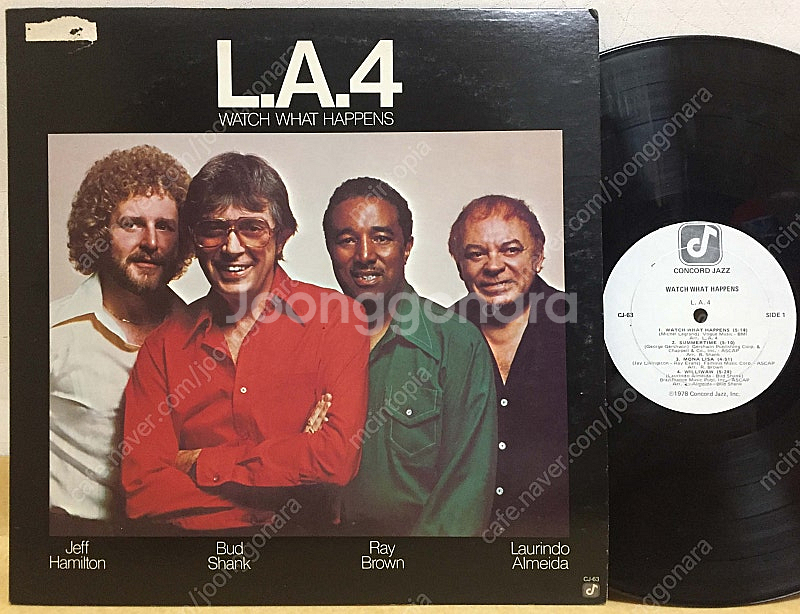 LP ; LA4 재즈 엘피 음반 6장 판매 콩코드 재즈...--0