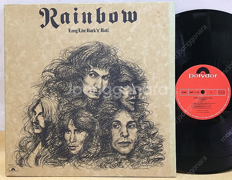 LP ; rainbow 레인보우 엘피 음반 4장 하드락...--6