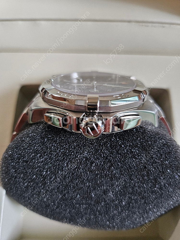 태그호이어 아쿠아레이서 오토매틱 청판 크로노 43mm--7