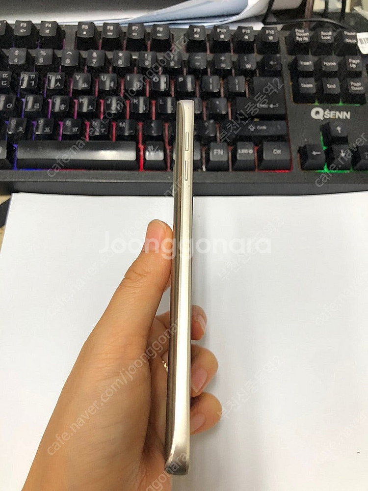 195525 KT 갤럭시노트5 골드 AA급 64GB 무...--4