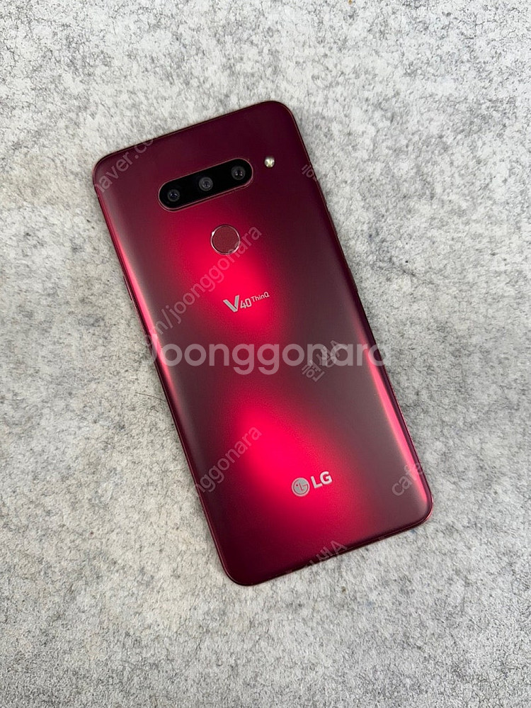 LG V40 레드 128G 미파손 무잔상 깨끗한 가성비...--0