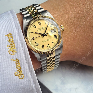 [정품] 롤렉스 데이저스트 36 버클리 다이얼 18K 콤비 소장품 빈티지 (Rolex Datejust 36 Buckley NOS)