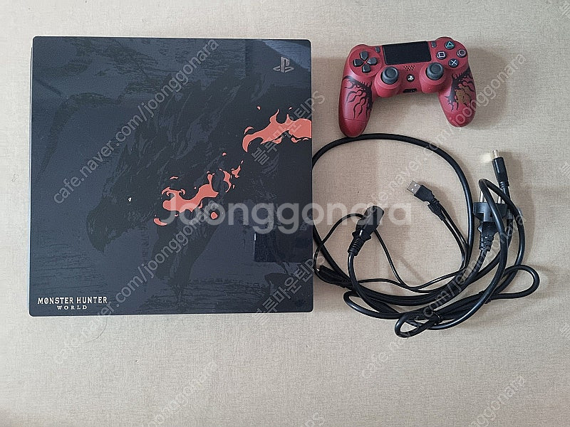 [A급] 플스4 PS4 프로 7117 몬스터헌터 에디션...--0