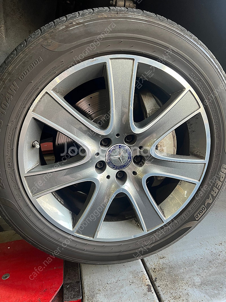 벤츠 w222 s350 18인치 순정휠타이어--0