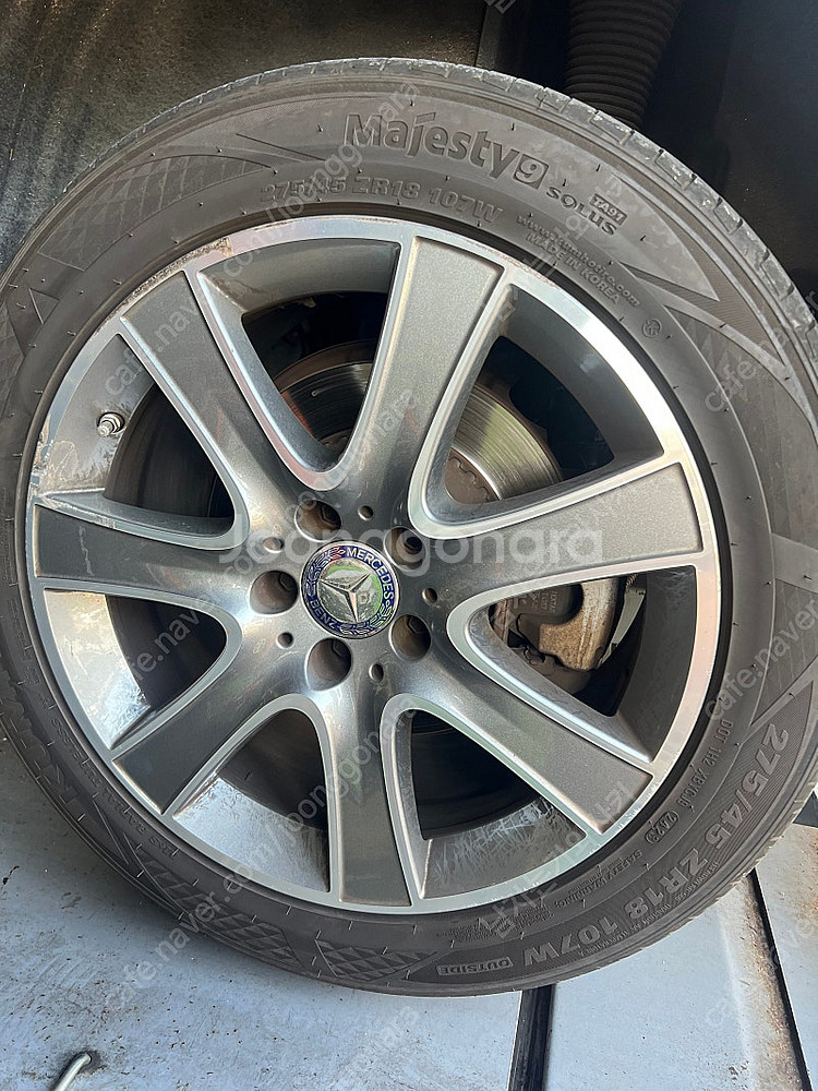 벤츠 w222 s350 18인치 순정휠타이어--4
