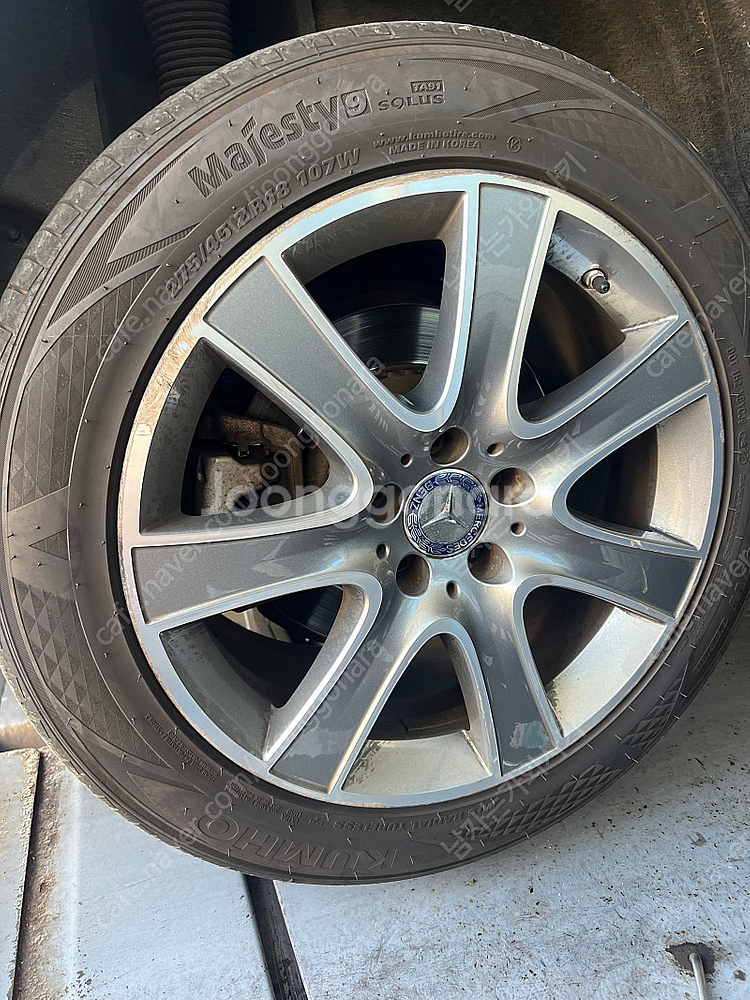 벤츠 w222 s350 18인치 순정휠타이어--6