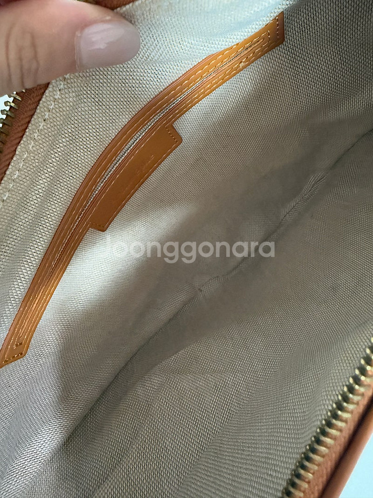 아카이브앱크 클립 호보백 골든 코랄 가방--3