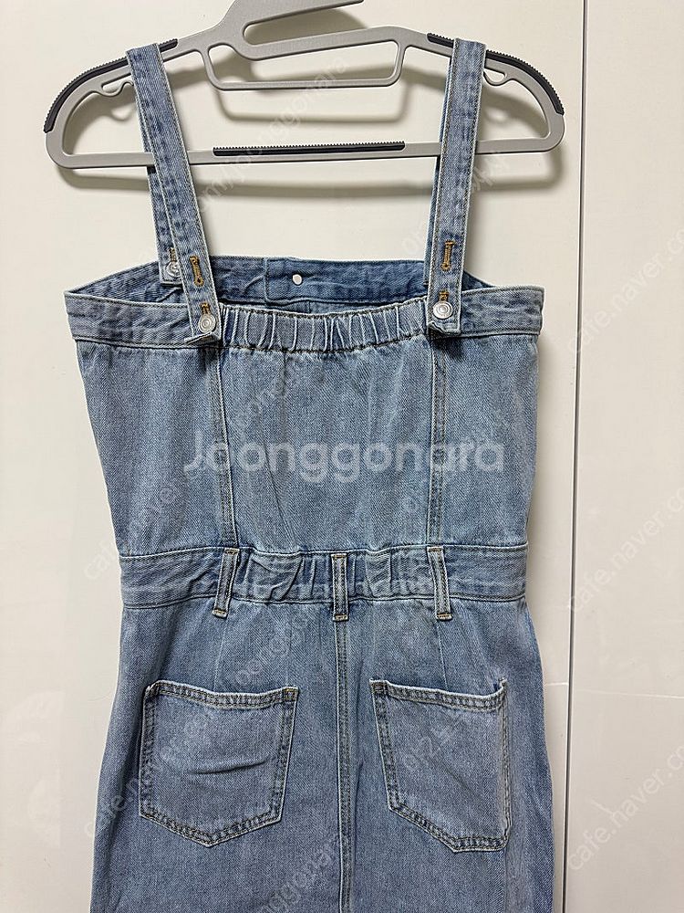 반값택배)미쏘 데님 롱 원피스--1