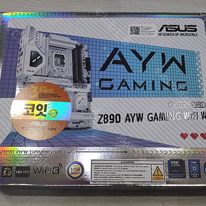 [대구] ASUS Z890 AYW GAMING WIFI W 코잇 메인보드 팔아요.(실사용X)