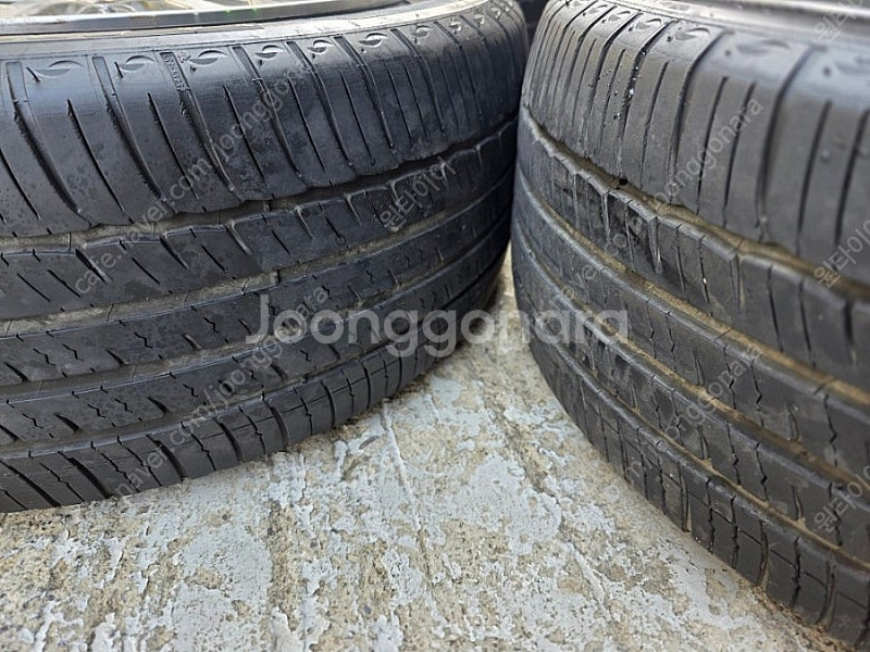 EQ900 18인치 순정휠 미쉐린 타이어 한대분 최저가...--5