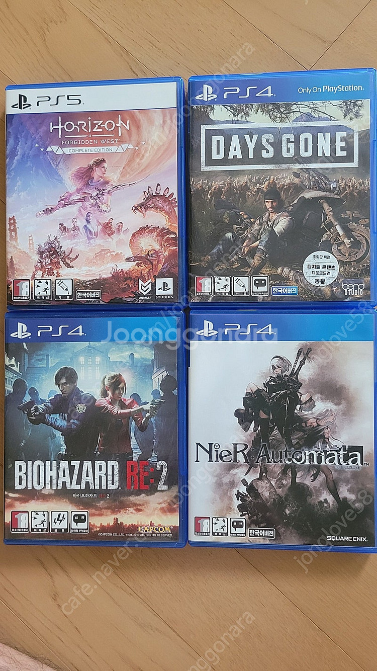 ps4데이즈곤,바이오하자드re2,니어오토마타,광주광역시...--0