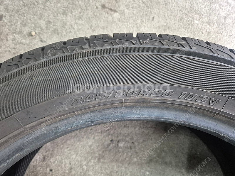 (판매)245 50 20 요코하마 타이어 한대분 판매합...--4