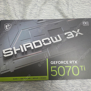 미개봉 RTX5070ti 쉐도우 3x 팝니다