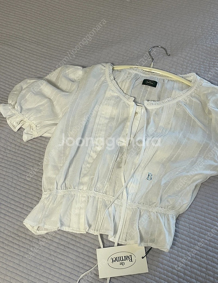 더바넷 블라우스 Sud Pleatib White (택 ...--1