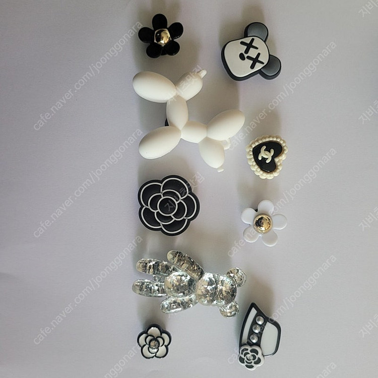 지비츠)흰색풍선강아지 세트 9P--1