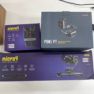 ZEAPON Micro4 Pons 카메라 슬라이더 PT Kit(팬틸트 모터 포함) 새상품